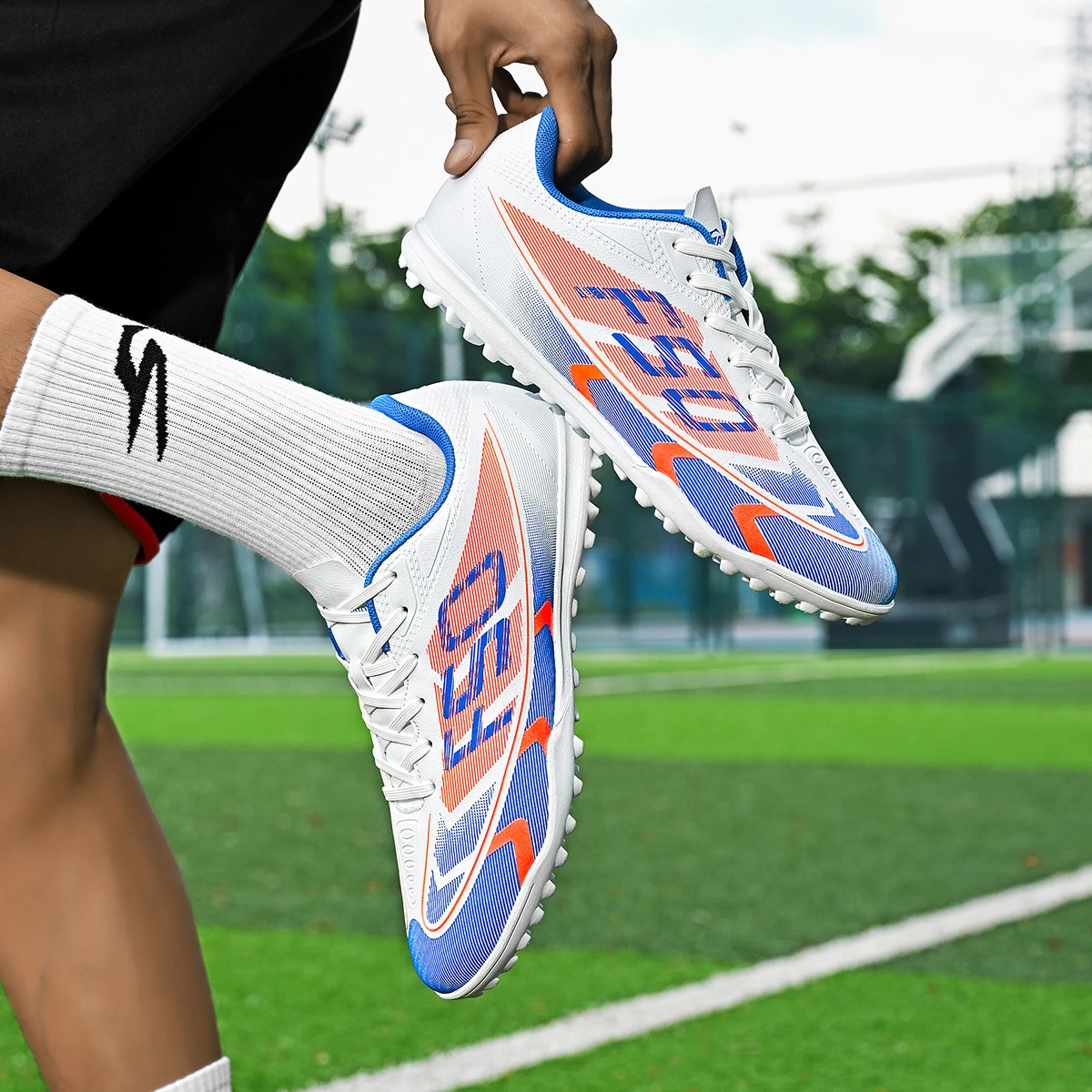 Enhanced Unisex Low-Top Football Boots - Breathable, Non-Slip in Two Vibrant Colors