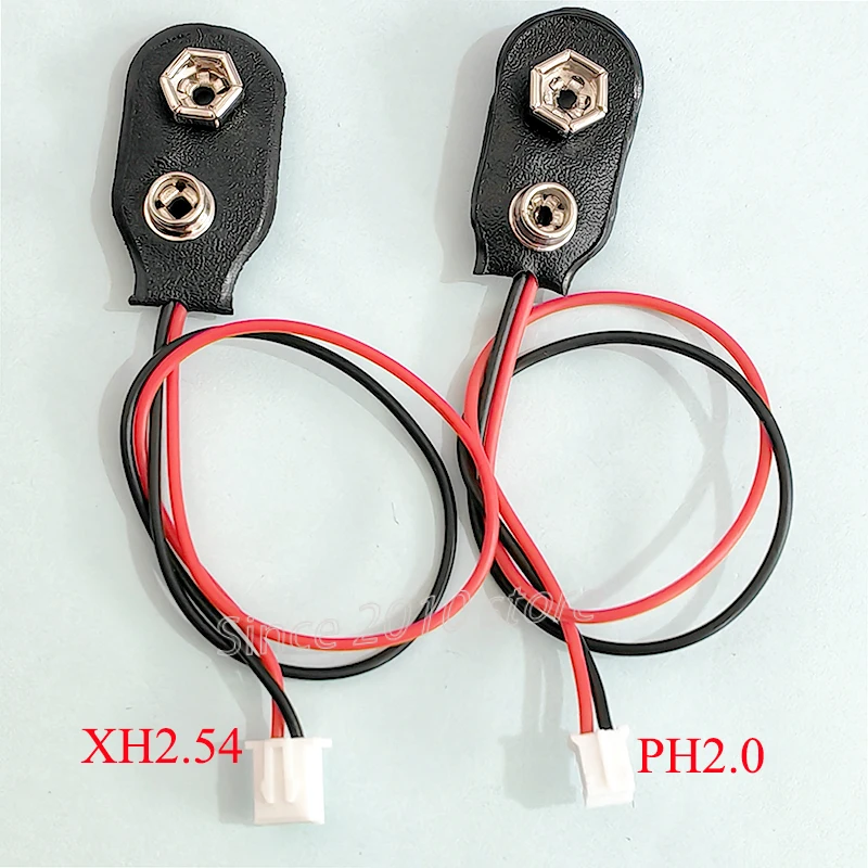 Cltgxdd 9 V Batterie-Clips 10–15 cm DC5521 Stecker/Buchse, Schnalle, 9 Volt Batterie-Clip-Anschluss, I/T-Typ-Batteriehalter – Detail 14