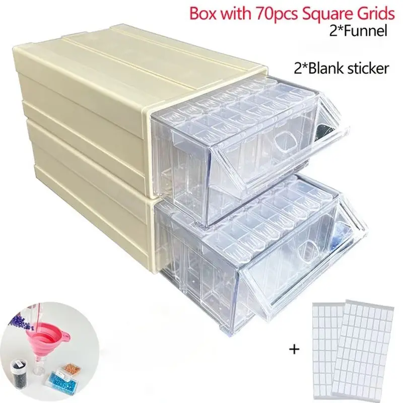 Diamond Painting Accessories Drawer Detachable Storage Box diamond painting accessories