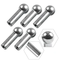 5pcs Gym Pulley Machine Stopper Cable Ball Terminals Wire Port Joint Parts For Diameter 5mm 6mm Cables Fitness Equipment 2