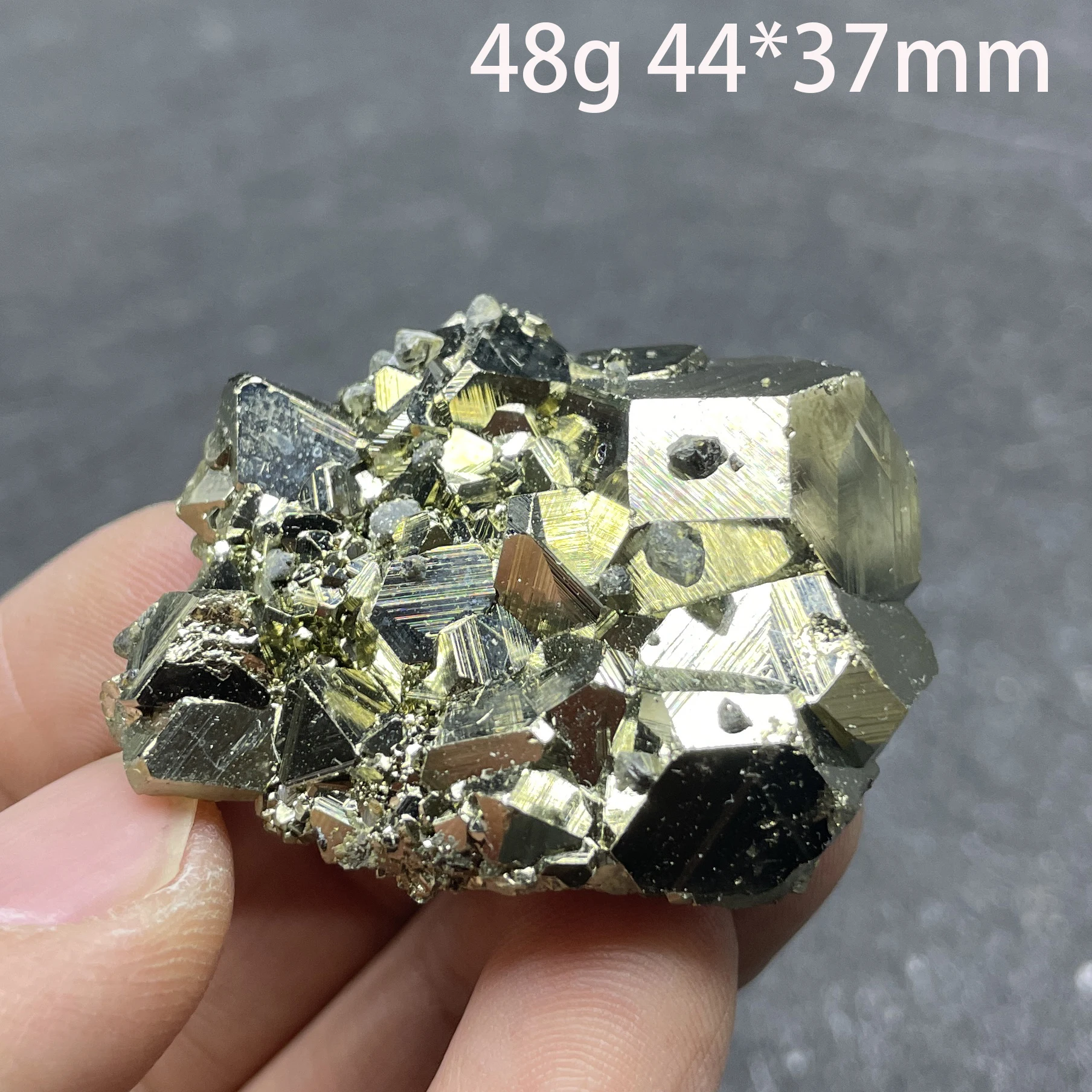 Natural Raw Octahedral Peru Pyrite Mineral Raw Teaching Specimen Collection Healing Stone Home Decor 2