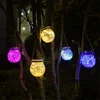 Creative Solar Led Glass Jar Light Outdoor Crackle Hanging Night Lights Waterproof Garden Decoration Patio Lawn Landscape Lamp 3
