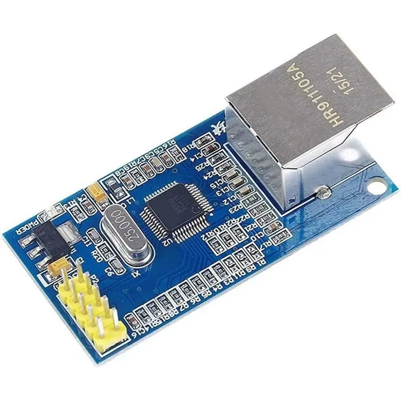 5PCS W5500 이더넷 네트워크 모듈 TCP/IP 51/STM32 SPI 인터페이스 W5100을 통한 마이크로컨트롤러 프로그램