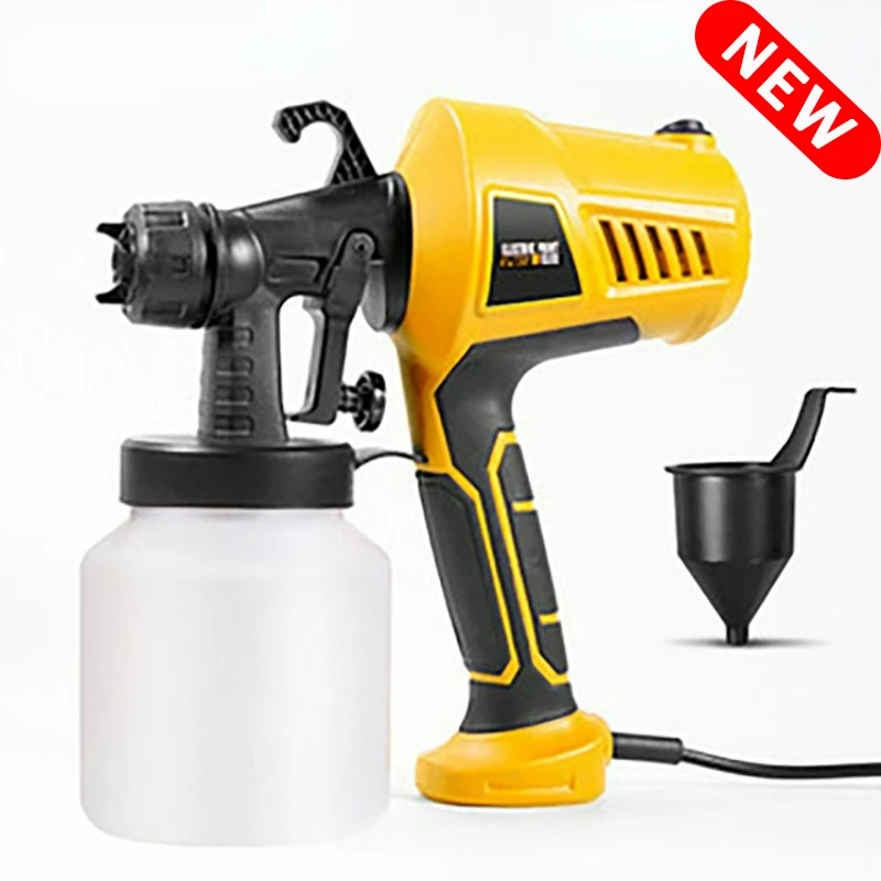 

800ML Electric Spray Gun 2022 NEW Cordless Paint Sprayer Auto Furniture Steel Coating Airbrush Compatible For Household Painting