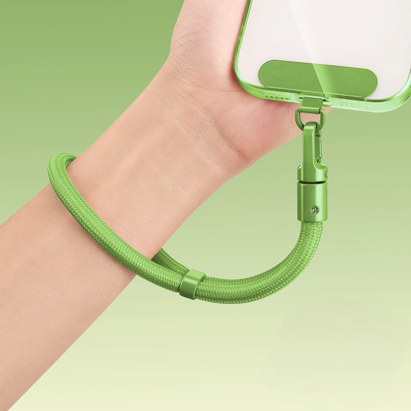 Universal Adjustable Mobile Phone Lanyard with Self-locking Anti-drop Design - Durable Polyester Wrist Strap
