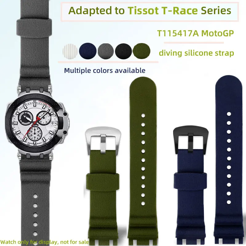 Cinturino In Silicone Per Immersione Per Tissot T-Race T115417A Series Motogp Sports Cinturino In Gomma Impermeabile Con Cinturino In Silicone Accesso