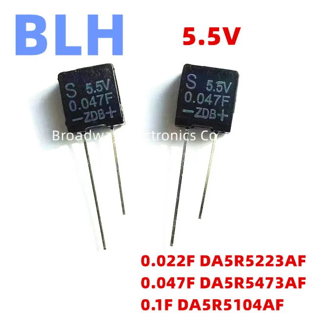 Condensatore Rapido 1F 5.5V Supercondensatore Da 5.5V - Valori Da 0.1F A 4F (scegli), Per Progetti Elettronici, Ricarica Rapida Capacitor Alta Capacità Backup - Foto 12