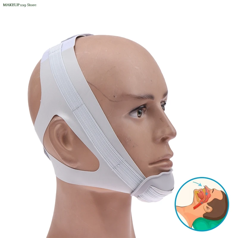 

1Pcs Anti Snoring Belt Triangular Chin Strap Mouth Guard Gift Adult Child Better Breath Health Stop Snoring Bandage Sleep Aid