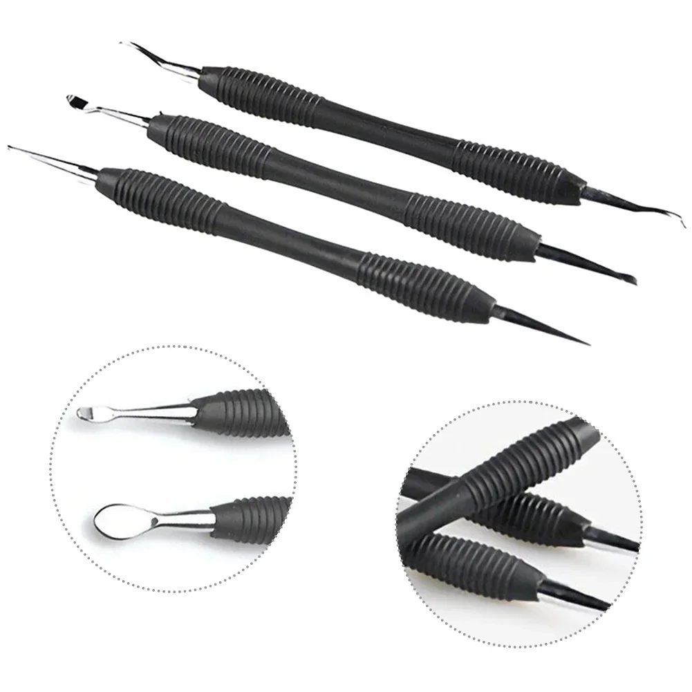 Leather Carving Press DIY Handmade Leather Art Carving Tool Scribing Tools Kit for Press Rub/Edge