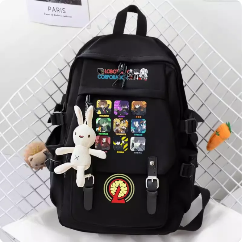 Anime Lobotomy Corporation Schoolbag Backpack High-capacity Shoulder Bag Cosplay Student Teenage Gift B653