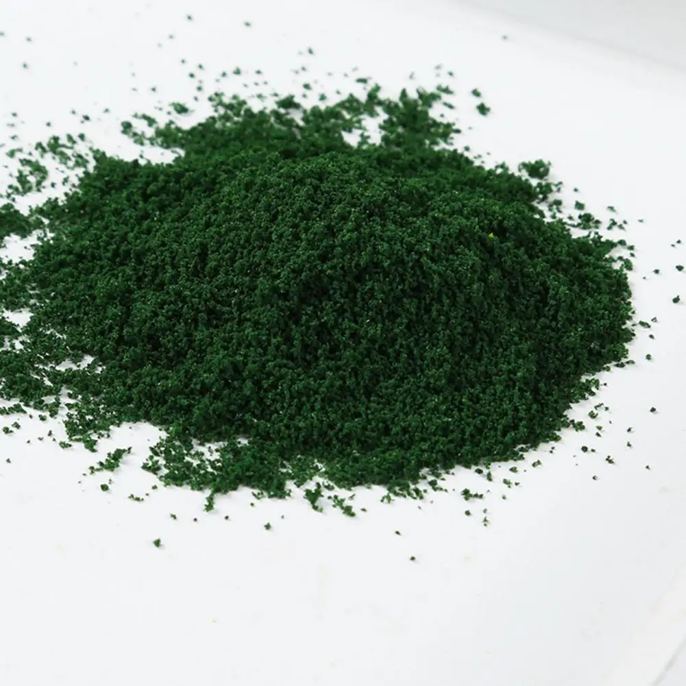 Multi Colors Creative Comfortable Touching Grass Terrain Powder Eco-friendly Grass Powder Odor-free for Building Model
