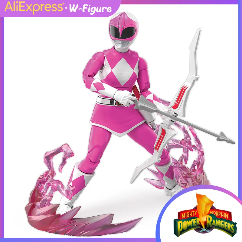 

Ships Now, Hasbro Power Rangers Lightning Collection Remastered Mighty Morphin Pink Ranger 6-Inch Figure Collectible Model Toys