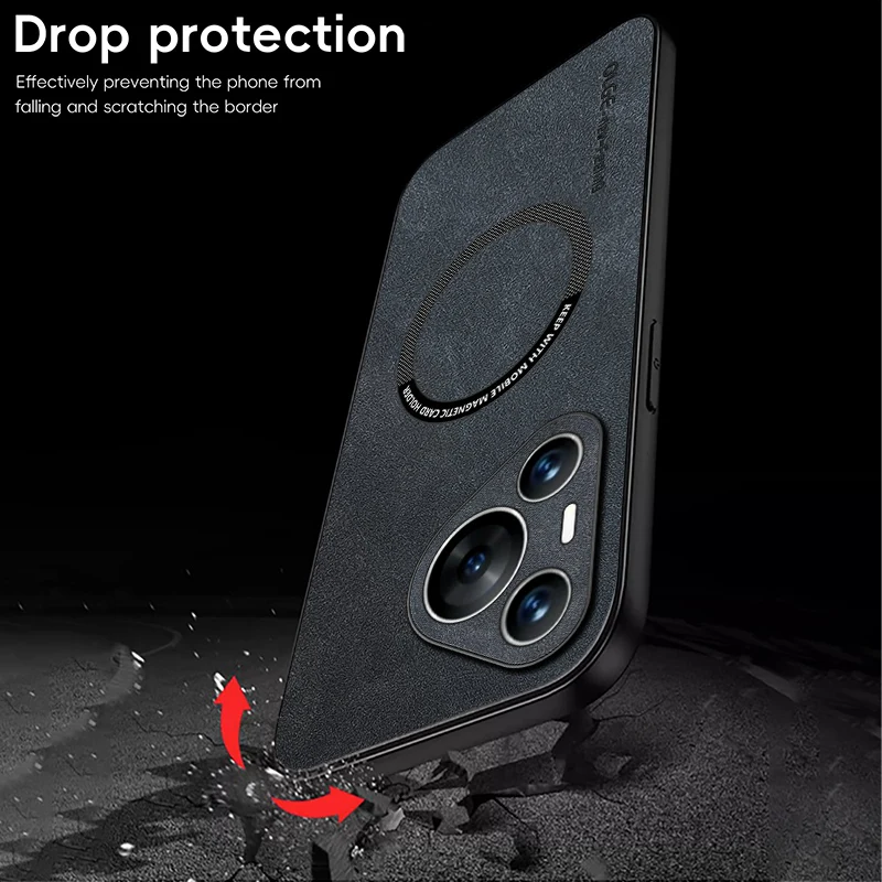 Magnetic Retro Leather Soft Case For Huawei Pura 70 Ultra Pura 70 Pro Plus Pura70 Pro Plus Wireless Charging Phone Case Cover 4