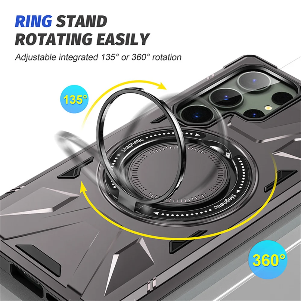 Magnetic Ring Phone Case For Samsung Galaxy Ultra Plus Fe_voghion.com