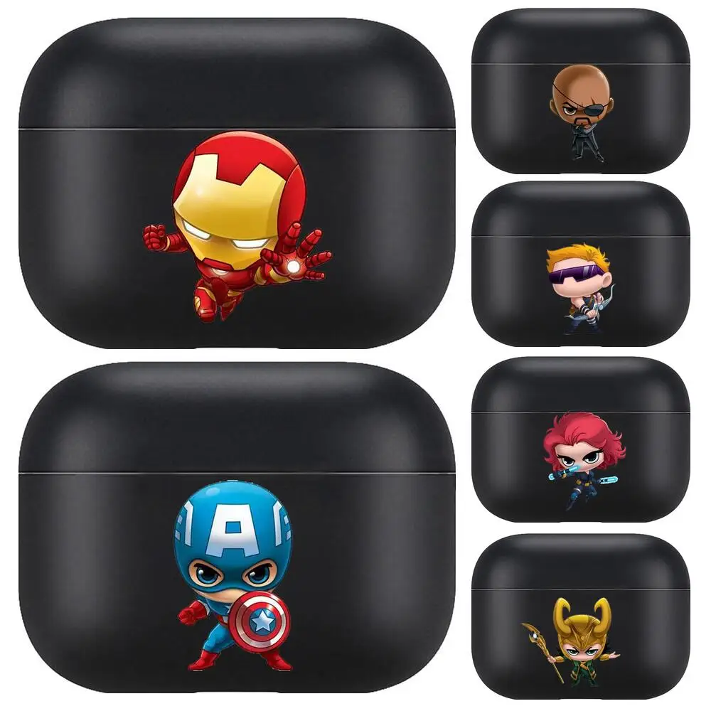 

Marvel Captain America Iron Man For Airpods pro 3 case Protective Bluetooth Wireless Earphone Cover for Air Pods airpod case air