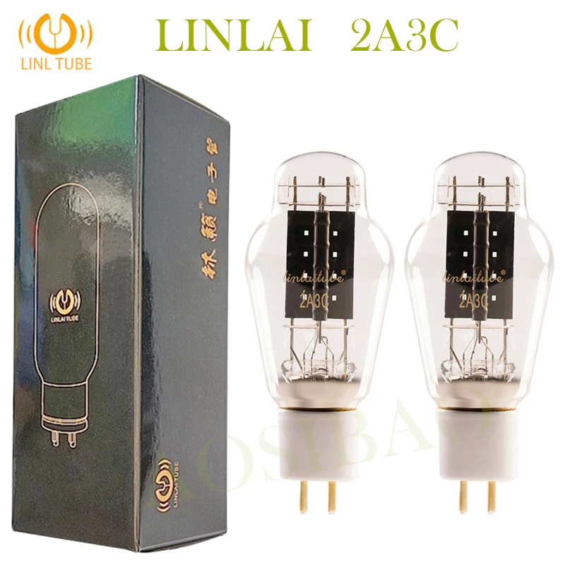 LINLAI 2A3C 2A3 Vacuum Tube Replaces WE2A3 2A3 HIFI Audio Valve Electronic Tube Amplifier Kit DIY Factory Tested Matched Genuine 4