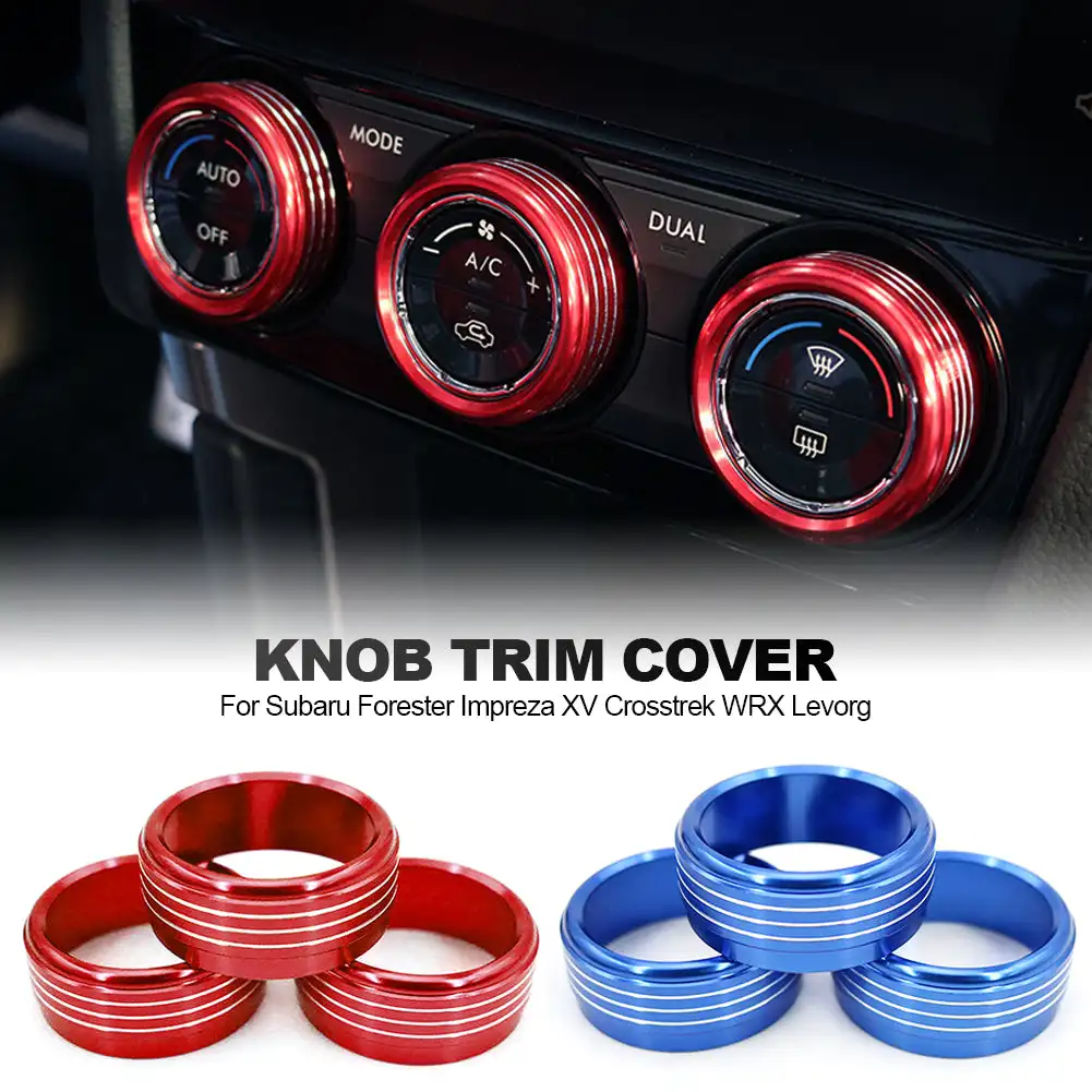 3 Stück Auto Styling AC Knopf Klimaanlage Knopf Wärme steuerungs schalter Knopf für Subaru Förster Impreza xv Cross trek Wrx Levorg