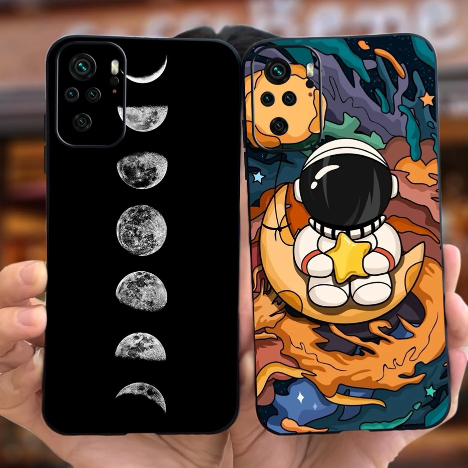 Astronaut Cartoon Soft TPU Phone Case - Cute Design Protective Cover