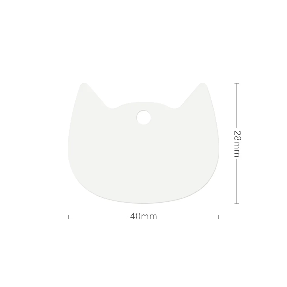 염료 블랭크 승화 알루미늄 페로 고양이 ID 개 태그, 반려견 액세서리, 이중 인쇄 가능, 10 개