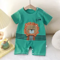 Newborn Baby Boy Girl Letter Print Bodysuit Jumpsuit Clothes Outfit Infant Kids Boys Girls DS19 4