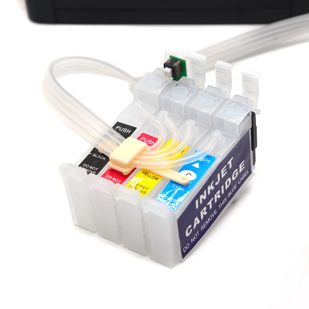 엡손 스타일러스 T40W TX600FW TX550W TX610 프린터용 콤보 리셋 칩이 있는 4색 103 T103 T1031-T1034 Ciss 시스템