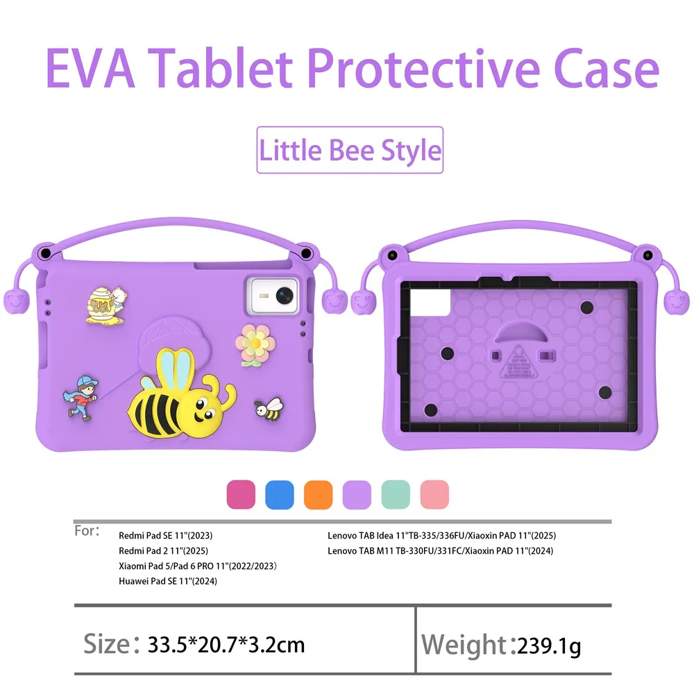 Children's Cute Bee EVA Protective Case