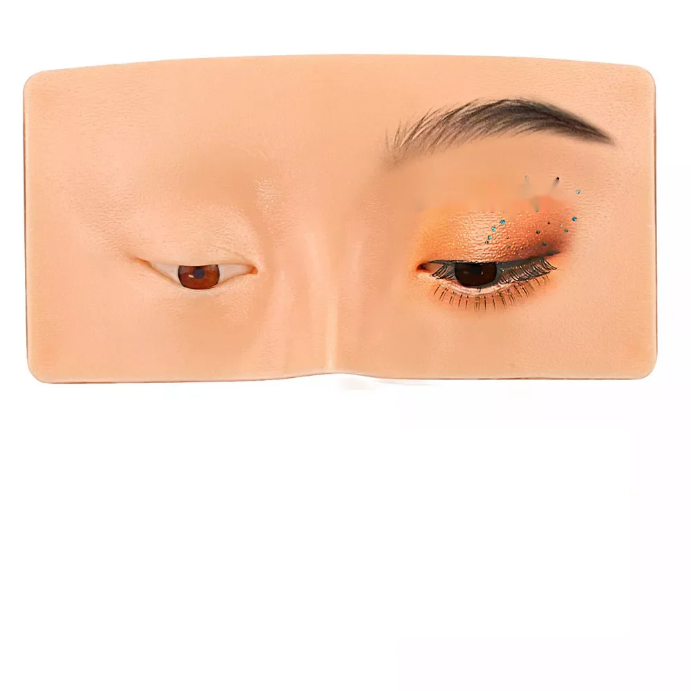 1 pz trucco pratica trucco viso pratica bordo facciale per estensioni ciglia Eyeliner e ombretto pratica trucco viso - immagine 2