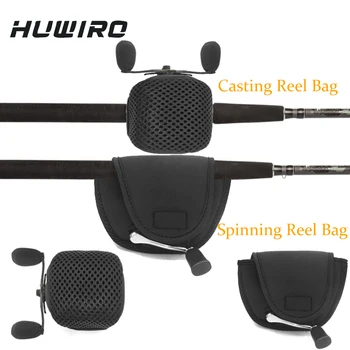 2pcs Soft Casting Reel Protective Bag Drum Reel Bag Spinning Reel Case Fishing Accessories Bag for Fishing