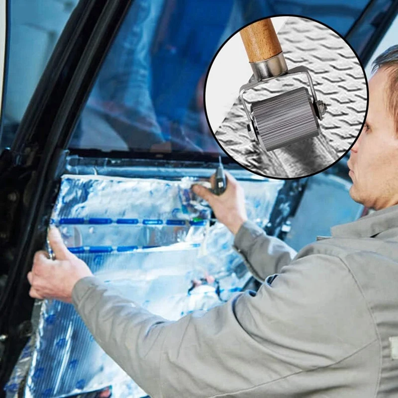Y67A-Sound Roller, Sound Deadener Roller Tool Car Sound Deadening Roller Deadener Set,Seam 5 Pcs