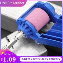 

2.0-12.5mm Portable Drill Bit Sharpener 1 Set Corundum Grinding Wheel Bit Tool Twist Drill Bit Sharpening Machine