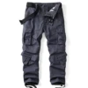 Men Combat Pants With Knee Pads Tactical Cargo Sport Trousers Camouflage Multicam Trekking Hunting Clothes（Not belt） 1
