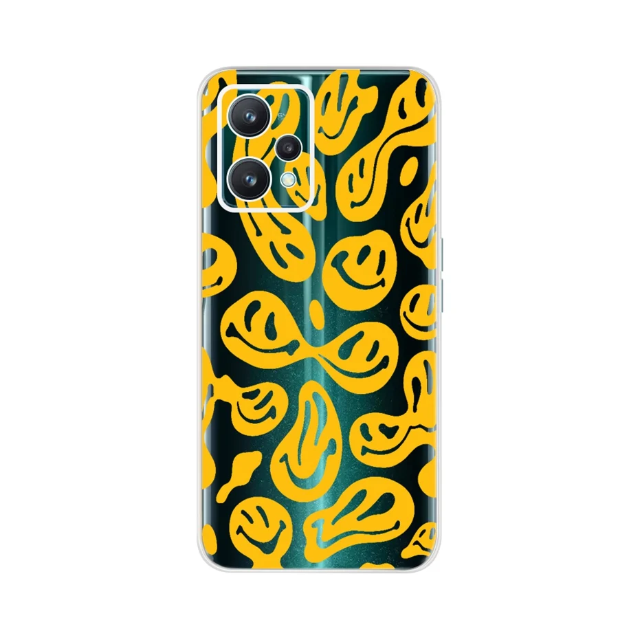 For Realme 9i 2022 Case Fashion Pattern TPU Bumper Shockproof Cover For Realme 9 Pro RMX3471 9 i Realme9i RMX3491 Soft Funda Bag iphone pouch