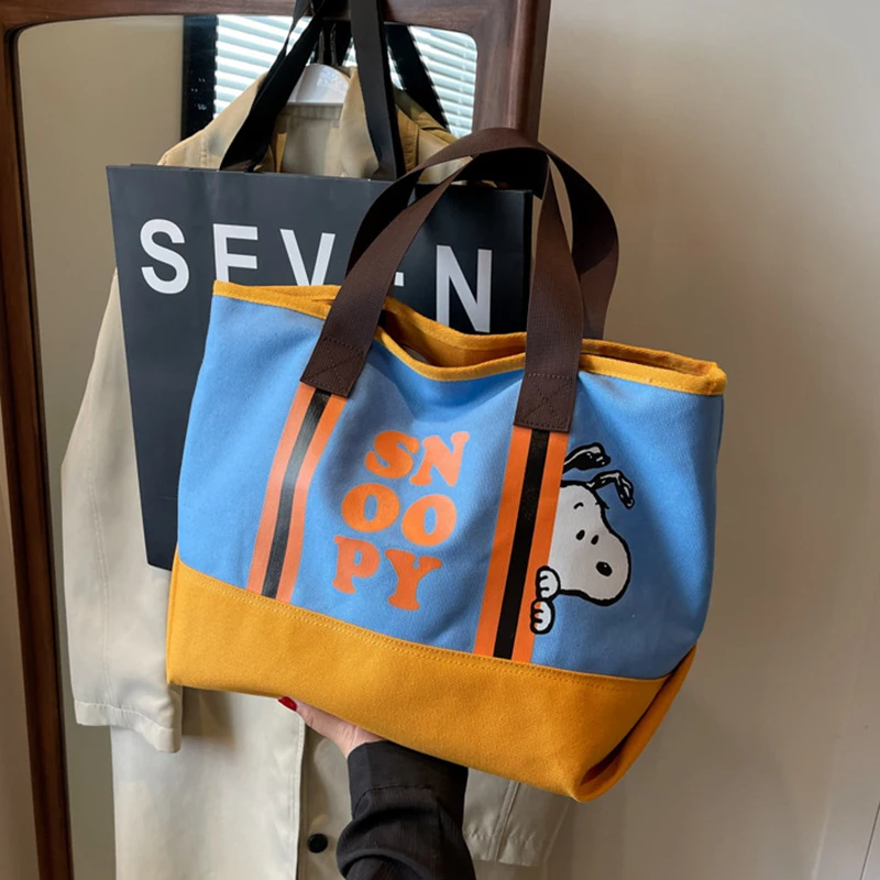 الكرتون لطيف حقيبة يد سعة كبيرة حقيبة كتف حقيبة كر...