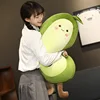 53~115cm NEW Happy Squishy Stuffed Avocado Doll Soft Green Fruit Plant Plush Toy Snuggle Buddy Xmas Gift 4