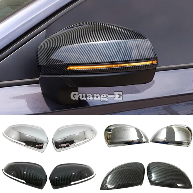 For Volkswagen Vw Tiguan L Mk2 2016 2017 2018 2019 2020 Decoration Car Rear  View Rearview Side Glass Mirror Trim Frame Eyebrow - Mirror & Covers -  AliExpress