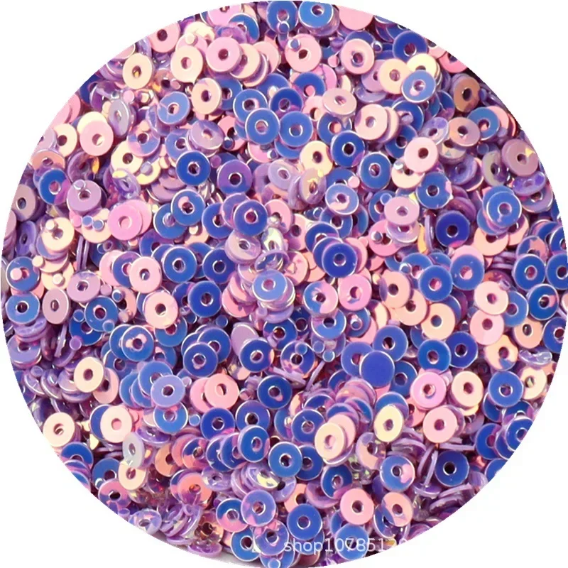 2mm 3mm 4mm Hologram Laser Sequins Craft PVC Flat Circle Spangle Sequin DIY Paillettes Clothing Sewing Accessories Lentejuelas sequins for crafts sequin embroidery accessories sequin sewing accessories sequins accessories