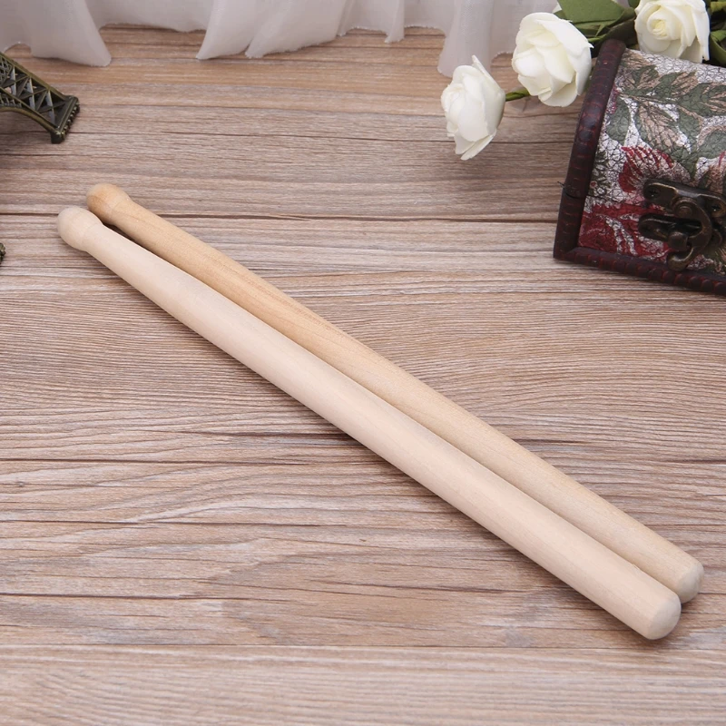 Drumsticks 2pcs Smooth Surface Waist Drum Attachment for Kids Students Beginners Training Tool