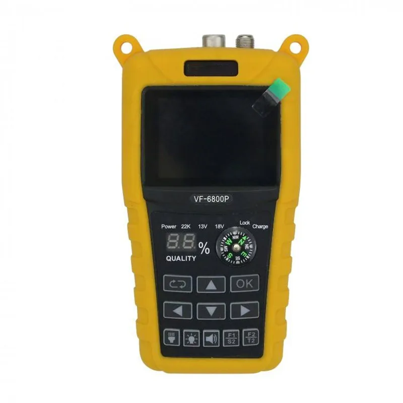 

VF-6800P 2.4" Color LCD Digital Satellite Finder Signal Meter DVB-T2 DVB-S2 DVB-C Satellite Receiver