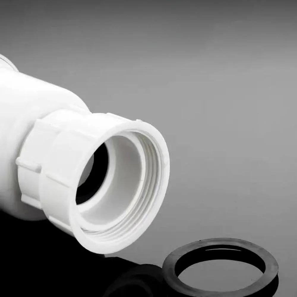 High-grade Insect Prevention Drain Pipe Wash Basin Sewer Deodorant Down Pipe Home Creative P-type Drainer Wash Basin Accessories
