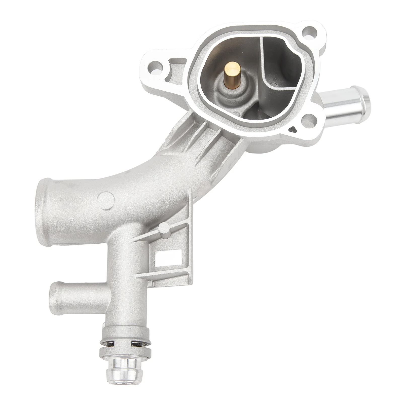 Engine Coolant Thermostat Thermostat Housing Cover 55565334 Water Outlet Thermostat Housing Water Outlet Front Casing High Durability Aluminum for 1.4L 2013 To