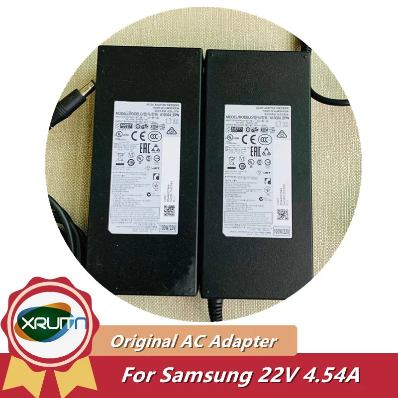 

Оригинальный адаптер переменного тока 22 в 100 А Вт a10024 _ EPN для Samsung монитора SE790C-4 S34E790C LS34E790 LS34E790CNS/EN зарядное устройство