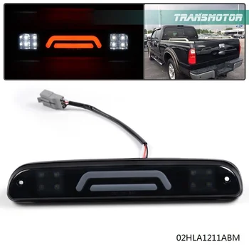 Auto LED terza terza luce di stop nera per 99-16 Ford F250 F350 fanali posteriori per auto luci di stop