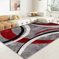Nordic Geometric Carpet for Living Room Modern Luxury Decor Sofa Table Large Area Rugs Bathroom Mat Thick Entrance Doormat 1