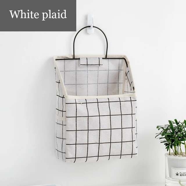 White plaid