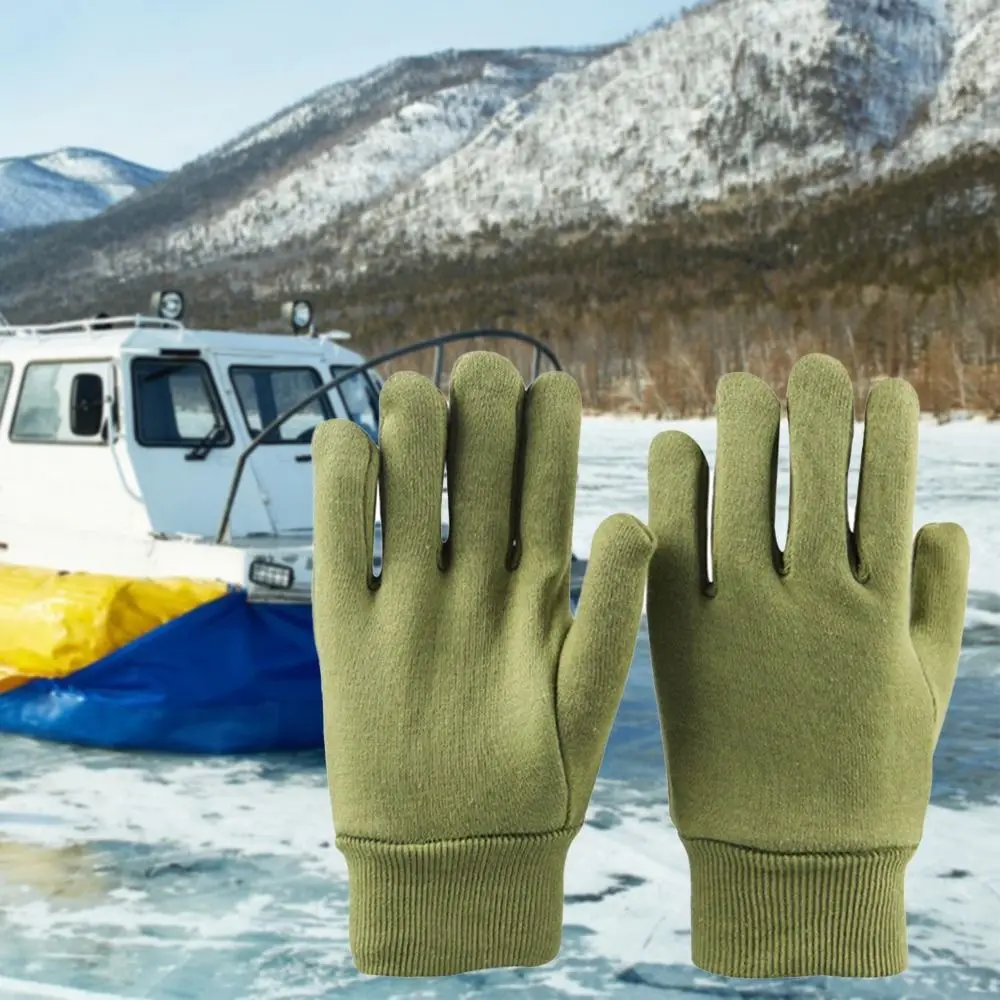 

Keep Warm Work Gloves Army Green Cold Storage Transport Heat Resistant Gloves Thermostability Non-Slip Cold-proof Gloves