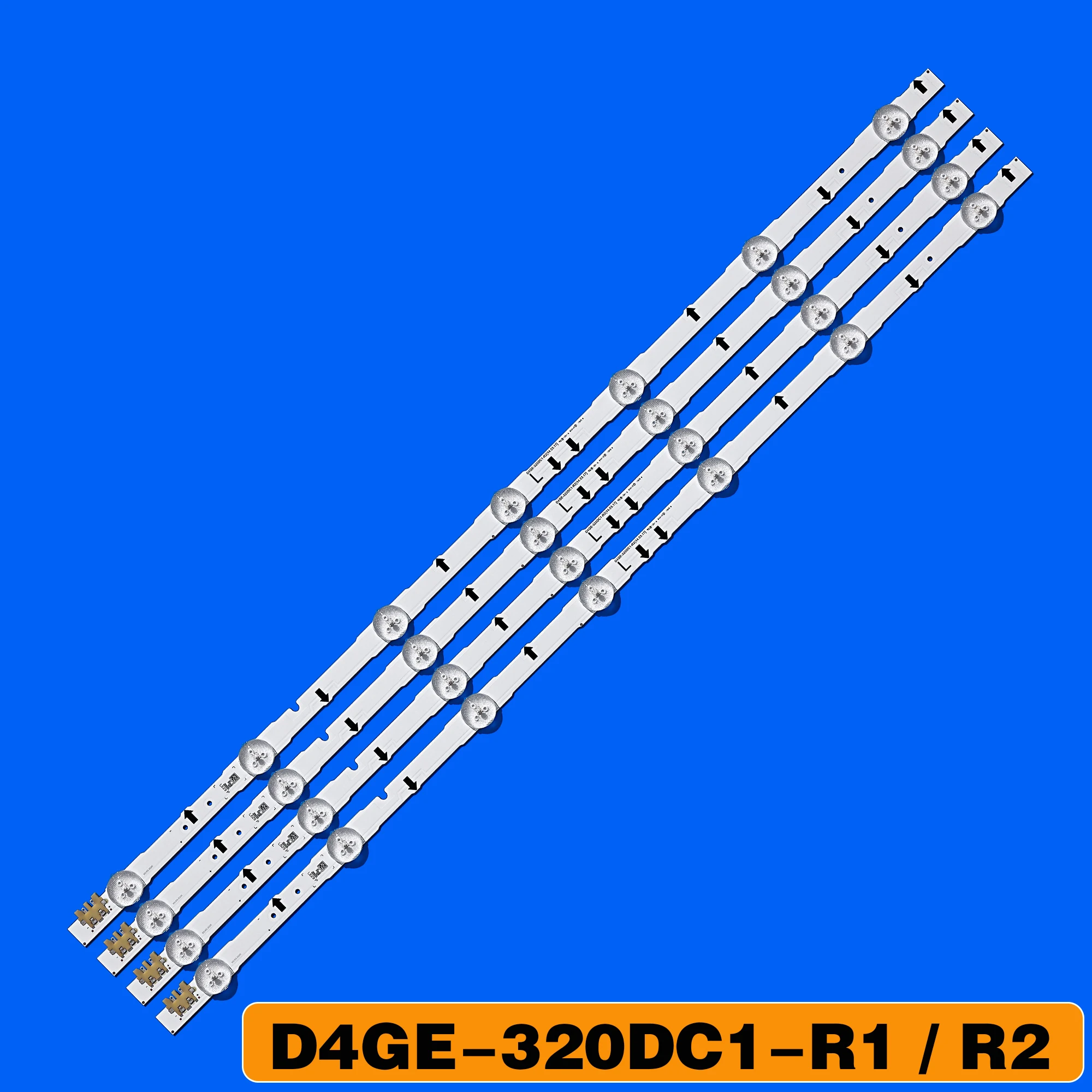 1/5/10kit LED podsvícení svléknout se pro Samsung UE32H6400AK UE32H6400AW UE32H6410AU UE32H6200AY UE32H6230AK UE32H6270AS D4GE-320DC1-R2