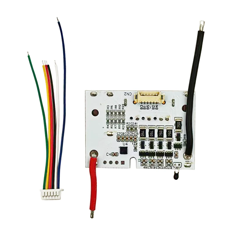 BL1815B 리튬 배터리 케이스 5X18650 BMS 밸런스드 충전 회로 기판 PCBA LED 키 라벨 박스 Makita 18V BL1815 BL1830용