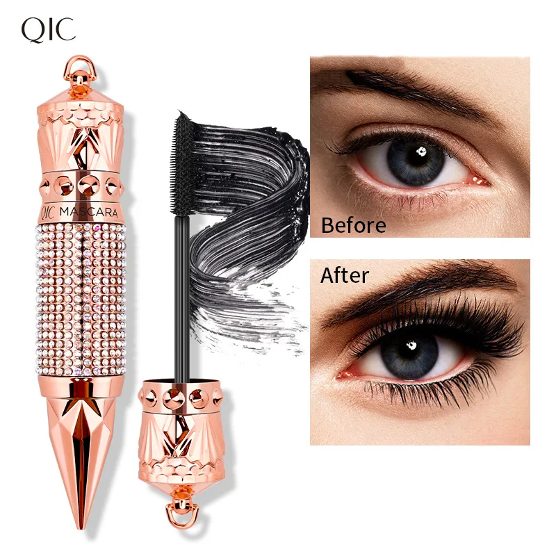 

QIC Mascara Waterproof Long Lasting Quick Drying Natural Maquillajes Para Mujer Cute Makeup for Women Beauty Party Daily Use