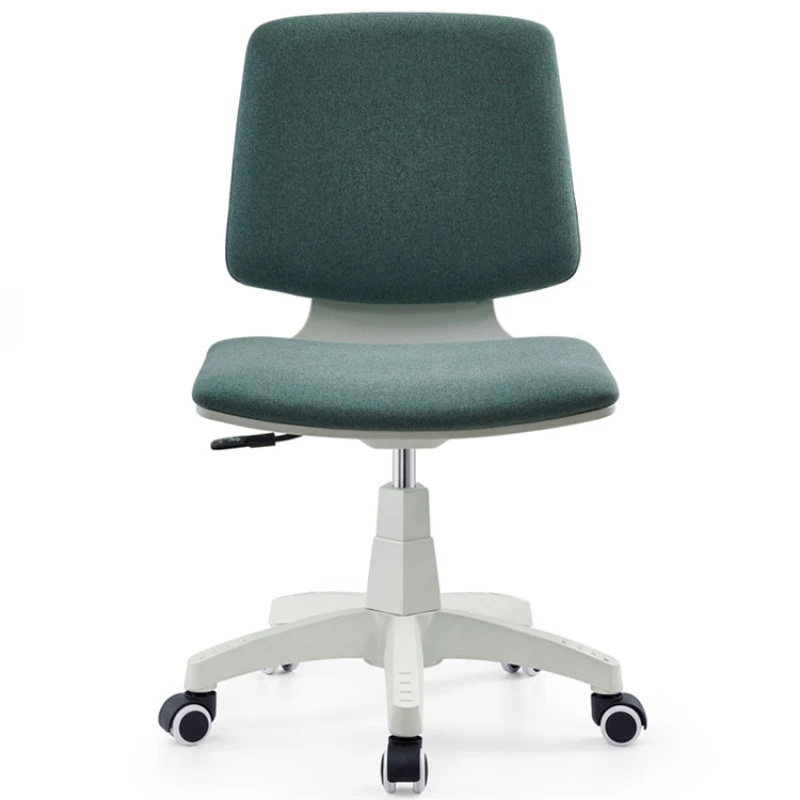 Nordic Style Modern Simple Armless Employee Office Chair, Student Learning Lifting and Rotating Computer Chair, Home Furniture
