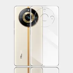 Clear Silicone Soft Protective Phone Case Cover - Transparent Bumper Coque - Realme 11ProPlus (Clear)